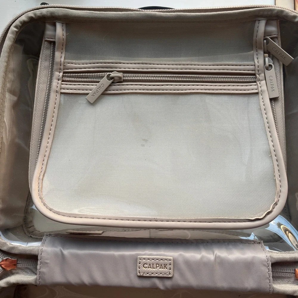 Calpak Gray Medium Makeup Bag Case EUC - Picture 8 of 9